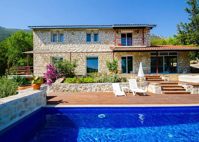 Stone Clad La Maison P Villa Kaş